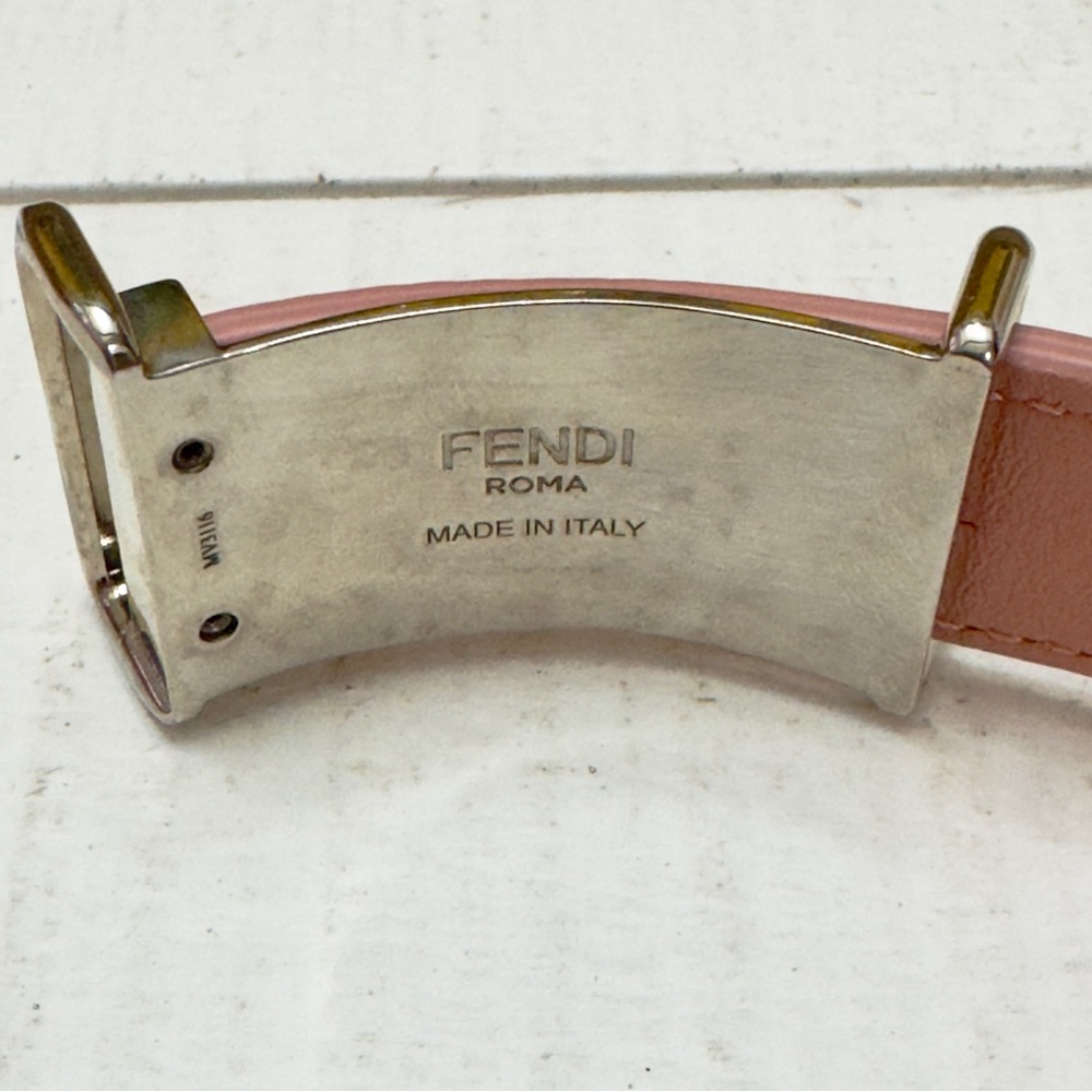 Fendi Pink Studded Heart Bracelet - Picture 5 of 9